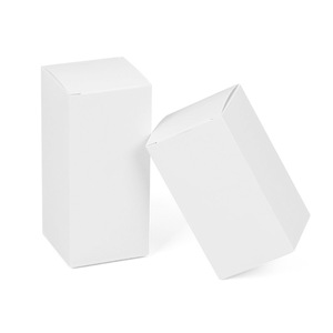 Boîte en carton pliable Chuangxin 350GSM, simple couche, blanche, pour emballage cosmétique, impression de logo personnalisée disponible - Product Image 2
