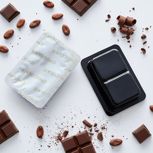 Tablette de chocolat noir sans sucre avec fibres prébiotiques pour le contrôle de l'appétit, la perte de poids et le soutien du métabolisme - Product Image 2