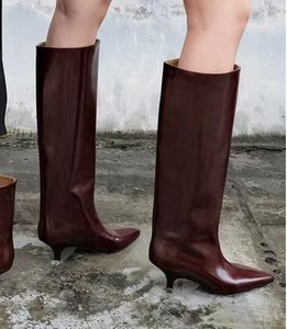 รองเท้าบูทแฟชั่นผู้หญิงสุดเซ็กซี่ รุ่นใหม่ปี 2025 รองเท้าบูทแฟชั่นสูงถึงเข่าสำหรับผู้หญิง - Product Image 4