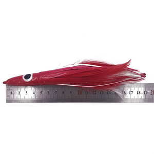 6,5 pulgadas 75G gran oferta pluma pulpo falda atún curricán pesca calamar señuelos para Wahoo atún pesca de agua salada - Product Image 3