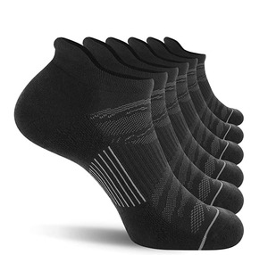 جوارب عالية الجودة للكاحل المحبوكة للجري ، جوارب رياضية مخددة منخفضة القطع ، جوارب عداء بالجملة - Product Image 4