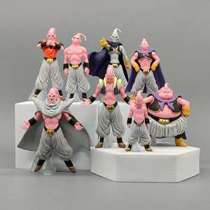 8 styles différents de figurines de Majin Buu, ensemble emballé de 7 à 10,5 cm, parfait pour les fans d'anime, collection et décoration de bureau - Product Image 2