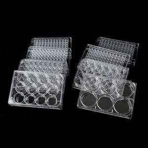 يمكن التخلص منها 6 12 24 48 96 لوحة زراعة الخلايا جيدا لوحة زراعة الأنسجة المعقمة لوحة مستوية القاع لوحة زراعة البكتيريا - Product Image 4