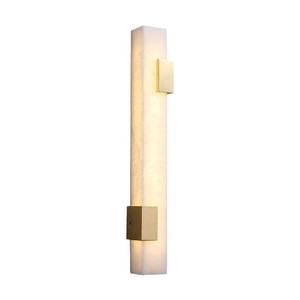 Marble <b>Wall</b> Lamp Led <b>Light</b> Source <b>Wall</b> Mounted White Shade For Bedroom Study Hallway Hotel Room - Product Image 5