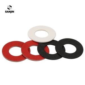 Rondelles plates isolantes en fibre vulcanisée haute dureté M2 M3 M4 M5 M6 M8 M10 M12 M14 M16 en papier d'acier rouge - Product Image 1