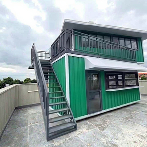 Tùy chỉnh sang trọng lớn 2-câu chuyện Modular prefab container nhà thép và bánh sandwich Panel cho ký túc xá hoặc văn - Product Image 3