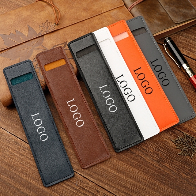 Solid Color Retro PU Leather Business Creative Exquisite Square Design School Advertising Gift Yilan Brand Pencil/Pen Case