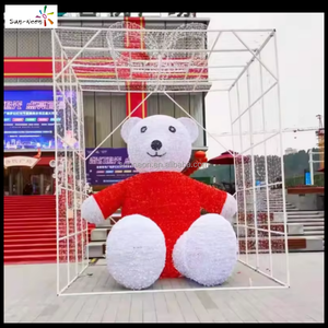 ไฟคริสต์มาส LED สำหรับตกแต่งภายนอกอาคาร ลายหมี รุ่นใหม่ ขายดี ตกแต่งถนนได้ มาตรฐาน IP44 ติดตั้งง่าย - Product Image 6