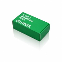 Boîte d'emballage pliable en carton recyclable pour chargeur de téléphone portable, pour l'expédition et la vente au détail
