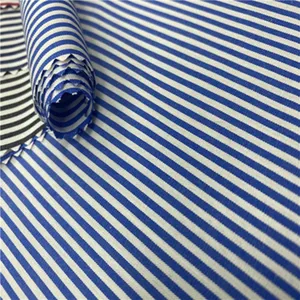 Factory Custom Anti-Static And Breathable 100% Cotton Yarn Dyed Shirt Fabrics Yarn Dyed Stripe Fabric