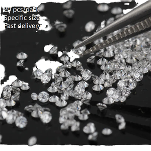 Joyería D'vins, Paquete de 20 Diamantes Sueltos de Laboratorio, Carbono Puro HPHT CVD, Corte Excelente, Tamaños Melee de 1.0mm, 1.3mm, 1.5mm, 1.7mm, 2.0mm - Product Image 4