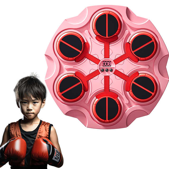 Indoor Children's Multifunctional Electronic Boxing Sport Game Machine Adjustable Speed Punching Training Music Target