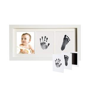 <span class=keywords><strong>Kit</strong></span> de fabrication d'empreintes de mains et de pieds pour bébé, cadre mural en bois, avec tampon d'encre, décoration pour la <span class=keywords><strong>famille</strong></span> - Product Image 5