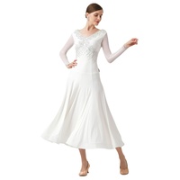 M-23061 personnalisé nouvelle robe de danse de salon standard international robes de danse de salon en soie perlée de haute qualité à vendre