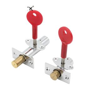 Keamanan 37/62mm tabung sumur api kenop pintu silinder dengan kunci silang rak baut kunci sederhana untuk pintu hidran api - Product Image 1