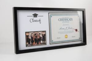 Marco de fotos personalizado de alta calidad, 4x6 pulgadas, madera, para graduación, certificado de documentos, venta al por mayor - Product Image 2