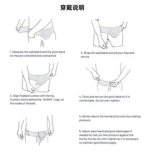 Ceinture de Support hernie inguinale, pour homme, convient sur le côté gauche ou droit - Product Image 6