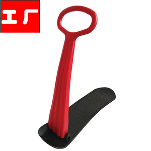 Trineo de esquí para niños, plegable, de plástico, antiarañazos, con asa para esquiar en el césped, equipo deportivo para exteriores, modelo AS33H - Product Image 1