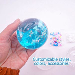 Kit de Slime de Espuma Esponjosa DIY Kawaii Galaxy Stitch Rosa, Juguetes Blandos de Espuma Transparente Hechos a Mano, Barra Antiestrés, Plastilina para Jugar - Product Image 4