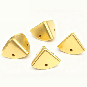 Metal <b>Corner</b> <b>Protectors</b> For Wooden Gift Boxes Fan Shape Copper Chrome Antique Blue Hardware Accessories Edge Guards - Product Image 1