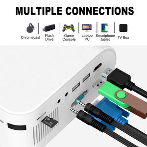 <span class=keywords><strong>Proyector</strong></span> Móvil de Alta Calidad P62 1080p Compatible con <span class=keywords><strong>Proyector</strong></span> 3D para Teléfono, Cine en Casa Portátil, Similar al <span class=keywords><strong>Proyector</strong></span> <span class=keywords><strong>Xiaomi</strong></span> <span class=keywords><strong>Mini</strong></span> Beamer - Product Image 2