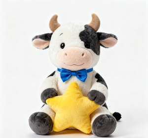OEM personalizado vaca alpina vaca lindo dibujos animados peluche niños <span class=keywords><strong>Regalo</strong></span> De vacaciones compañero comodidad muñeca para novia novio - Product Image 1