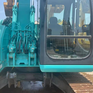 รถขุดไฮดรอลิกแบบตีนตะขาบ Kobelco SK135 มือสองของแท้, เครื่องจักรก่อสร้างมือสองจากญี่ปุ่น SK115 SK200-8, คุณภาพสูง - Product Image 3