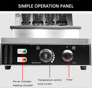 Machine à Snacks Électrique Commerciale Antiadhésive pour Hot-Dogs, Saucisses et Gaufres, 4 Pièces, Gaufrier en Forme de Pénis - Product Image 3