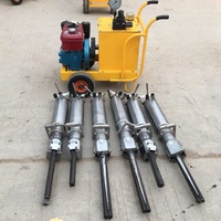 Machine à fendre les pierres en cube électrique/diesel à faible prix et à haute efficacité, brise-roche hydraulique, burins, machine à fendre les roches