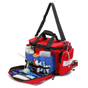 Trousse de premiers soins <span class=keywords><strong>portable</strong></span> de grande capacité en tissu Oxford pliable avec bandes imperméables et réfléchissantes pour la maison/voiture/extérieur - Product Image 1