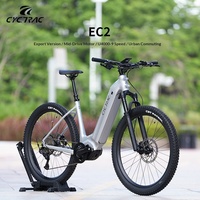Vélo électrique CYCTRAC EC2 à moteur central, best-seller transfrontalier, cadre en alliage d'aluminium 27,5/29 pouces, batterie lithium 48V, VTT