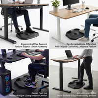 Tapis anti-fatigue ergonomique en PU - Réduit la fatigue des pieds et des genoux pour une position debout prolongée à la maison et en milieu commercial
