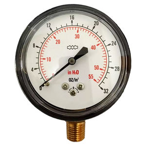 เกจวัดความดันแบบเติมของเหลวได้ รุ่น HUBEN แบบหน้าแปลนด้านหน้า - Product Image 6