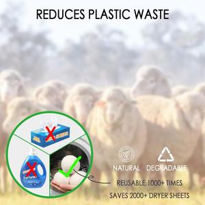 Bolas de Secadora de Lana Orgánica de 7 cm para Lavandería, Productos Más Vendidos 2024, Nueva Tendencia en EE. UU., Bolas de Secadora Compostables, Paquete de 6 - Product Image 5