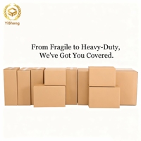 Boîtes en carton ondulé avec impression de logo personnalisé Carton kraft Solution d'emballage écologique