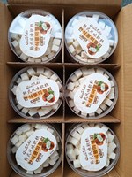 Camilan Buah Eksotis Grosir Jus Buah Gummy 328g Garden Box Rasa Mangga Kelapa Durian