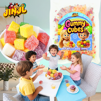 Chinese fabrikant verkoopt groothandel dikke, fruitachtige gummy-vierkantjes met 50% sapgehalte, perfect voor afternoon tea.