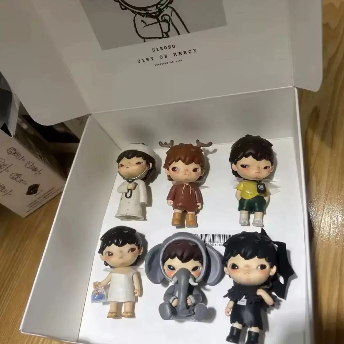 6 pièces/boîte présentoir 100% original