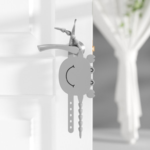 Amortisseur de porte en silicone détachable, design dessin animé, silencieux, fermeture douce, non-pressant, pour chambre à coucher - Product Image 5