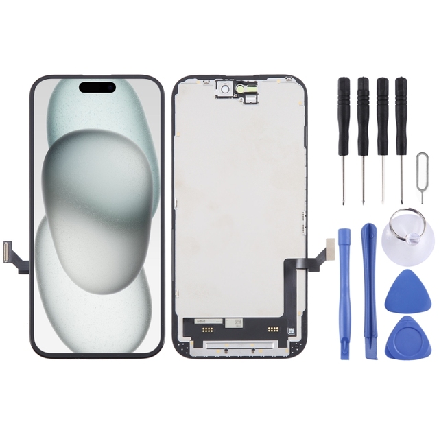 Dropshipping for iPhone 15 Mobile Phone Incell THL Material LCD Screen Repair Replacement with Digitizer Full Assembly