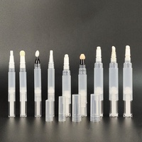 Échantillons gratuits accessoires de maquillage 1.5ml 2ml 4ml 6ml Tube de brillant à lèvres récipient cuticule huile vernis à ongles stylo rotatif avec brosse