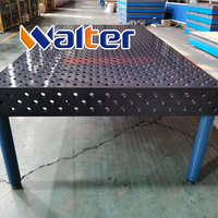 Table de soudage flexible 3D haute précision pour machines de construction, prend en charge l'assemblage de soudage multi-angles 3D