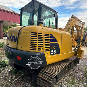 Excavatrice Komatsu PC56-7 d'occasion de haute qualité, faible nombre d'heures, à vendre à Shanghai - Product Image 1