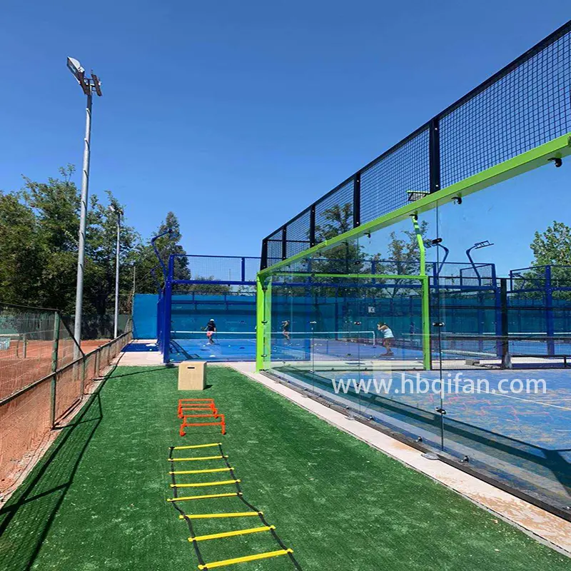 Mái chèo sân tennis nhà sản xuất chuyên nghiệp chất lượng cao lớn khung cancha de padel