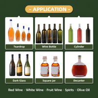 Ligne de Production Automatique de Remplissage, Bouchage et Étiquetage de Bouteilles pour Vin de Fruits, Huile d'Olive et Liquides
