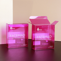 Boîtes d'impression d'emballages personnalisées Boîte d'emballage en plastique transparent PET/PP/PVC pour cosmétique