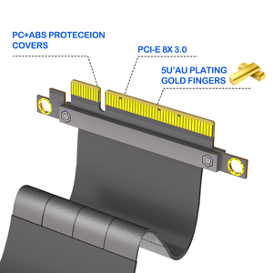 <span class=keywords><strong>Pci</strong></span>-<span class=keywords><strong>e</strong></span> Máy tính để bàn 8x cáp mở rộng hỗ trợ <span class=keywords><strong>card</strong></span> mạng mảng thẻ PCIe3.0 8x cáp mở rộng 98pin 90 độ đến 180 độ - Product Image 3