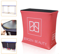 Boîte à lumière portable ZHIGUANG, rectangulaire, pliable, pour salon professionnel, comptoir d'exposition, montage facile