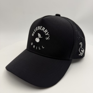 Cappellini da Baseball Personalizzati Strutturati per Uomo e Donna, Vendita all'Ingrosso, Materiale in Nylon Terry, Logo Ricamato, 5 Pannelli, Traspiranti, Impermeabili, ad Asciugatura Rapida - Product Image 2