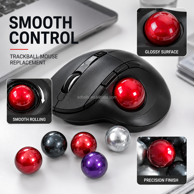 SDBALLS High Precision Ultra Smooth Surface 14mm 19mm 25mm 34mm 55mm Trackball Replacement Ball for Trackball Mouse Supplier